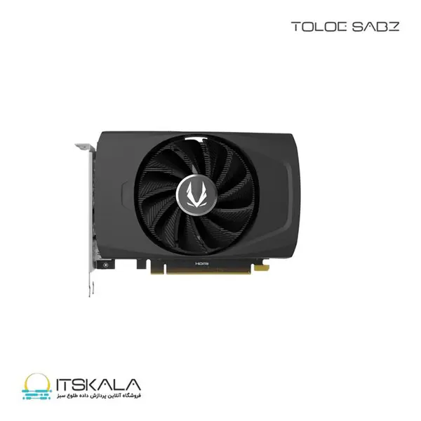 کارت گرافیک زوتاک GAMING GeForce RTX 4060 8GB SOLO Graphics Card: Zotac RTX 4060 Solo Gaming 8GB - 3
