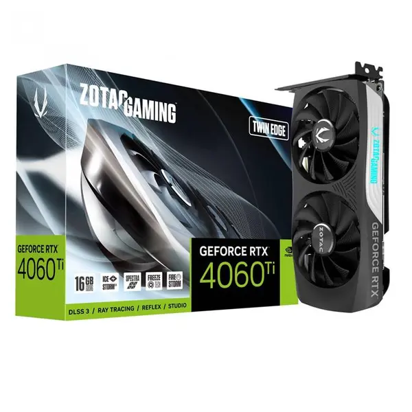 کارت گرافیک زوتک مدل GAMING GeForce RTX 4060 Ti 16GB Twin Edge حافظه 16 گیگابایت ZOTAC GAMING GeForce RTX 4060 Ti 16GB Twin Edge Graphics Card - 2