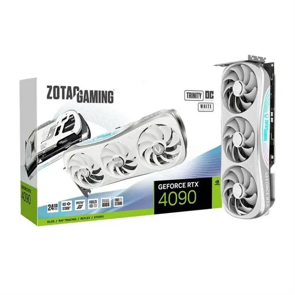 کارت گرافیک زوتاک GAMING GeForce RTX 4090 Trinity OC White Edition 24GB Zotac GAMING GeForce RTX 4090 Trinity OC 24GB White Edition Graphics Card