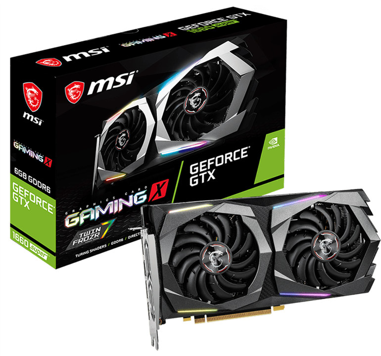 MSI GeForce GTX 1660 SUPER GAMING X 6GB Graphics Card