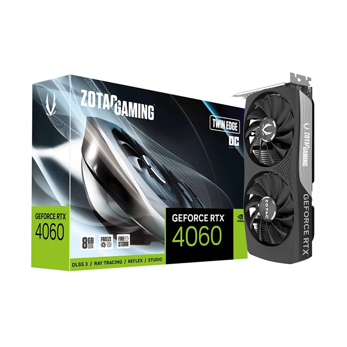 ZOTAC GAMING GeForce RTX 4060 Twin Edge 8GB GDDR6 Graphics Card