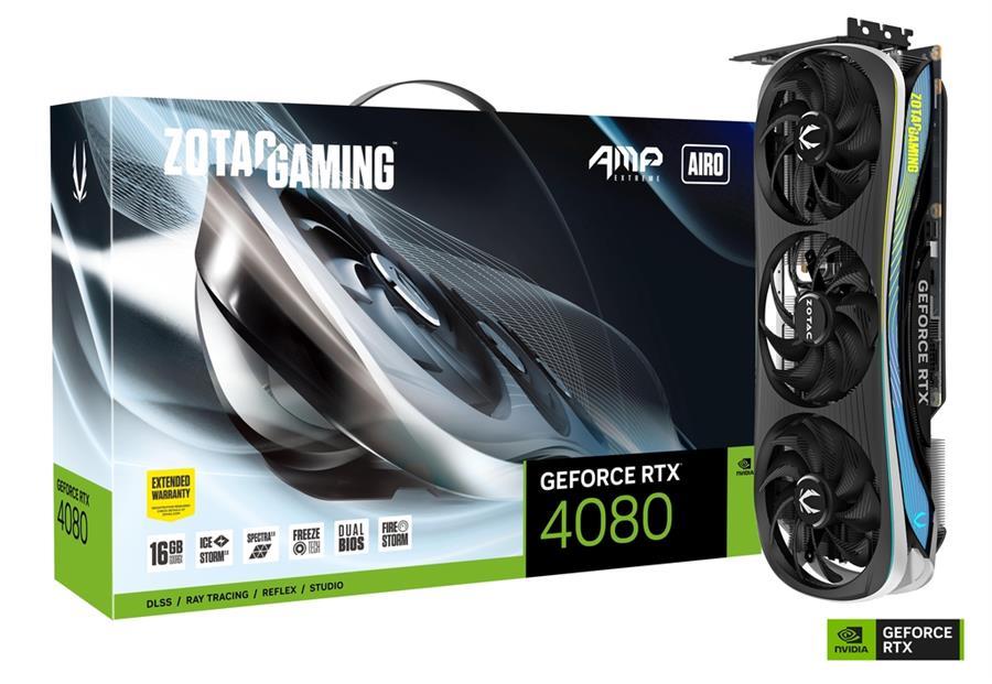 ZOTAC GAMING GeForce RTX 4080 16GB AMP Extreme AIRO Graphics Card