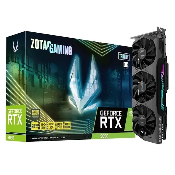 کارت گرافیک زوتک مدل GeForce RTX 3090 Trinity OC 24GB حافظه 24 گیگابایت ZOTAC GeForce RTX 3090 Trinity OC 24GB GAMING Graphics Card - 5