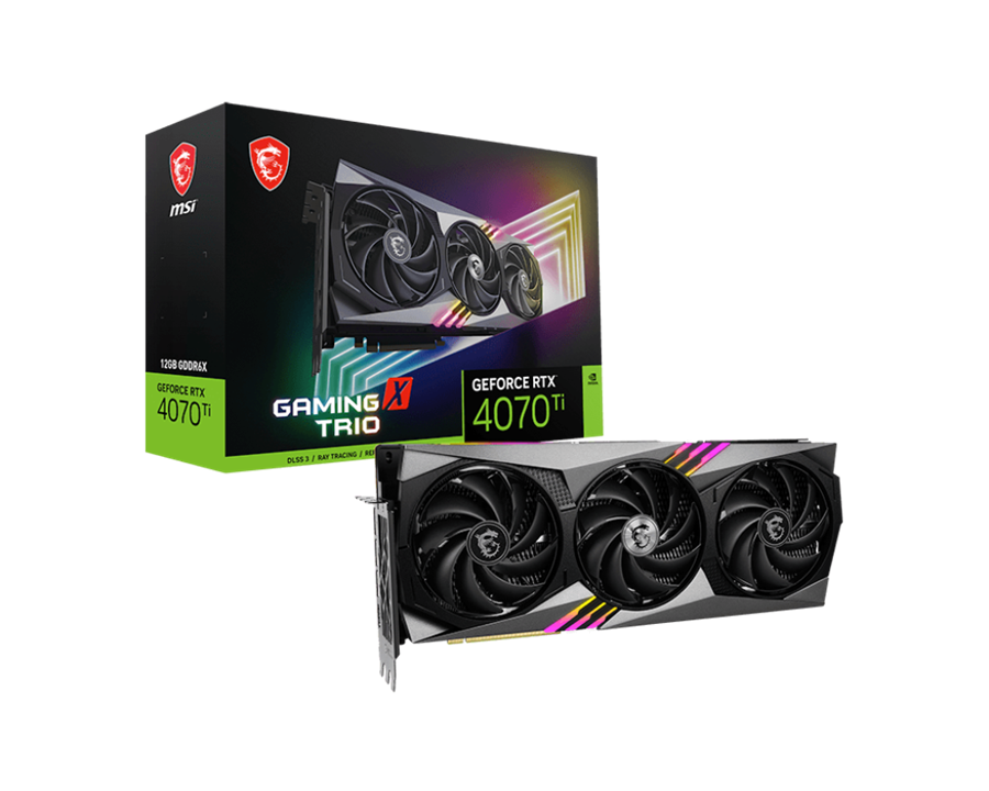 Msi RTX 4070 Ti GAMING X TRIO 12G GDDR6X Graphics Card