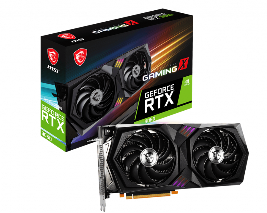 MSI GeForce RTX 3060 GAMING X 12G Graphics Card