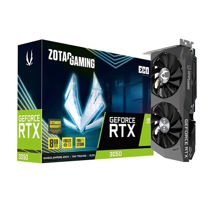 Zotac  GeForce RTX 3050 ECO 8GB Graphics Card