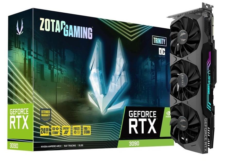 ZOTAC GeForce RTX 3090 Trinity OC 24GB GAMING Graphics Card