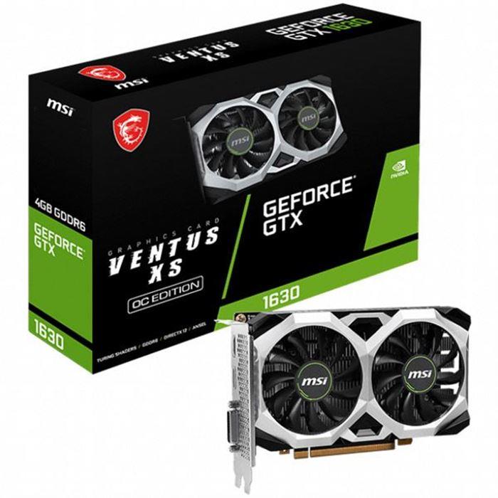 msi GTX 1630 VENTUS XS OC 4G GDDR6 Graphics Card