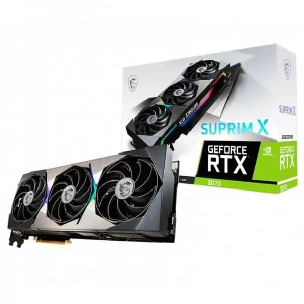 کارت گرافیک MSI GeForce RTX 3070 SUPRIM X 8GB msi GeForce RTX 3070 SUPRIM X 8G Graphics Card - 4