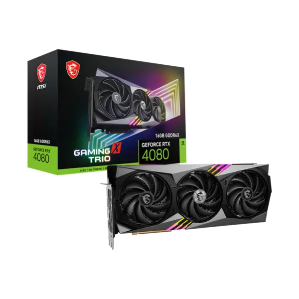 MSI GeForce RTX™ 4080 16GB GAMING X TRIO Graphics Card
