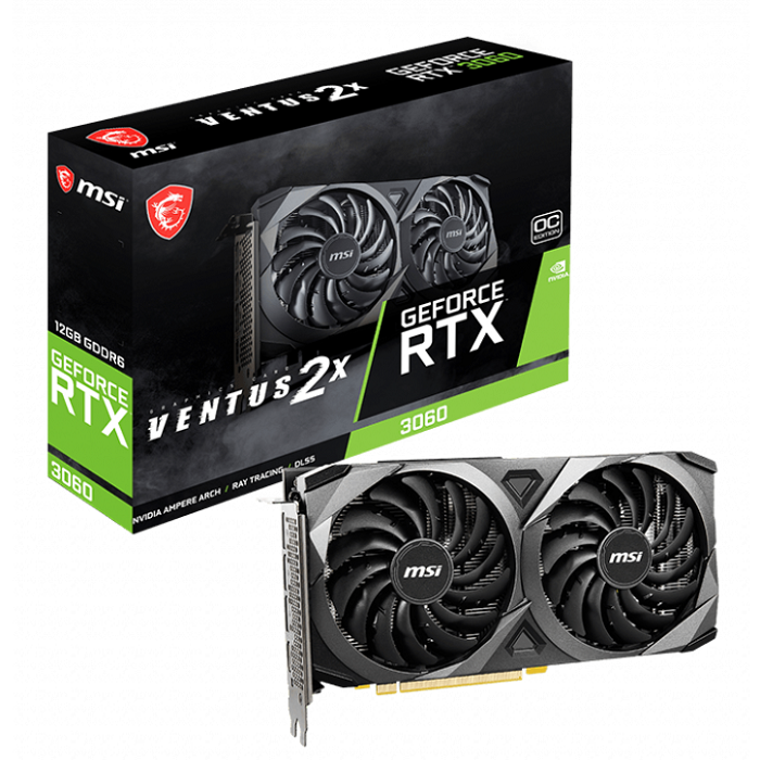 MSI GeForce RTX 3060 VENTUS 2X 12G OC Graphics Card