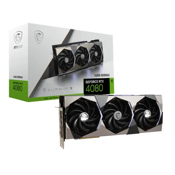 Msi GeForce RTX 4080 SUPRIM 16GB GDDR6X Graphics Card