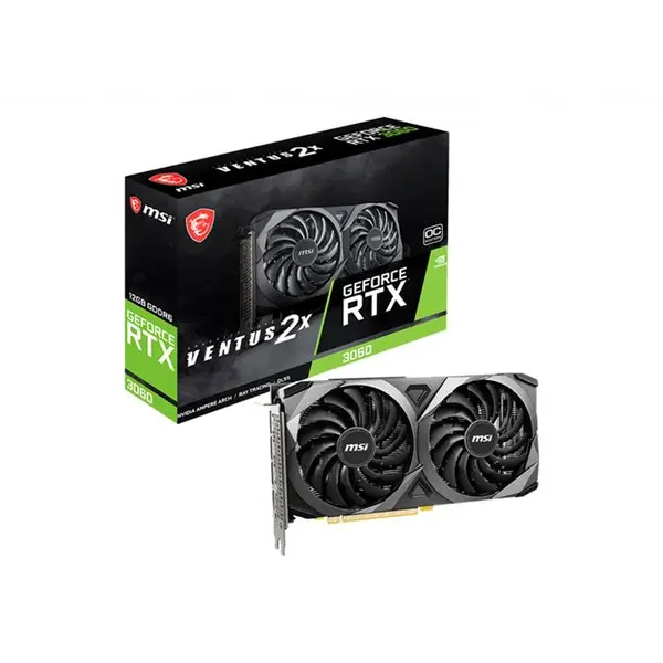 کارت گرافیک ام ای آی جیفورس RTX3060Ti MSI GeForce RTX3060Ti Ventus 2X O8G Graphics Card