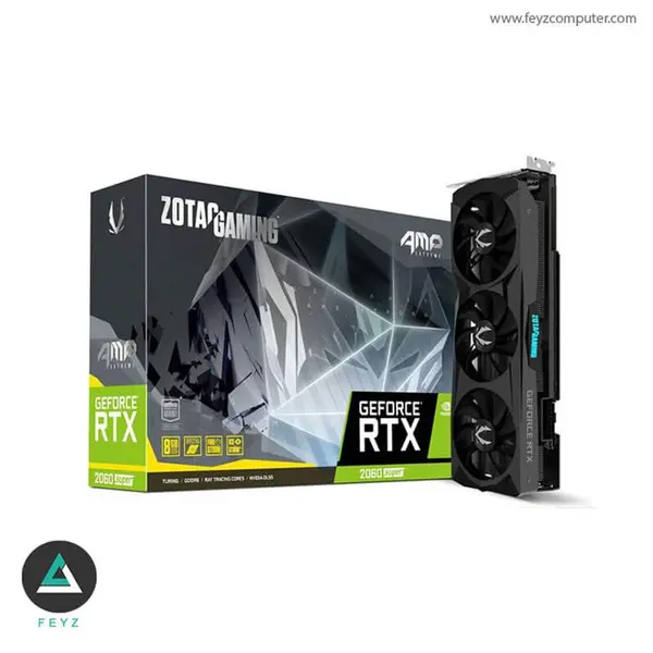 کارت گرافیک زوتک مدل ZOTAC 20610B RTX2060 SUPER AMP EXTREME 8GB ZOTAC ZT-T20610B-10P GeForce RTX 2060 SUPER AMP Extreme 8GB Graphics Card - 3