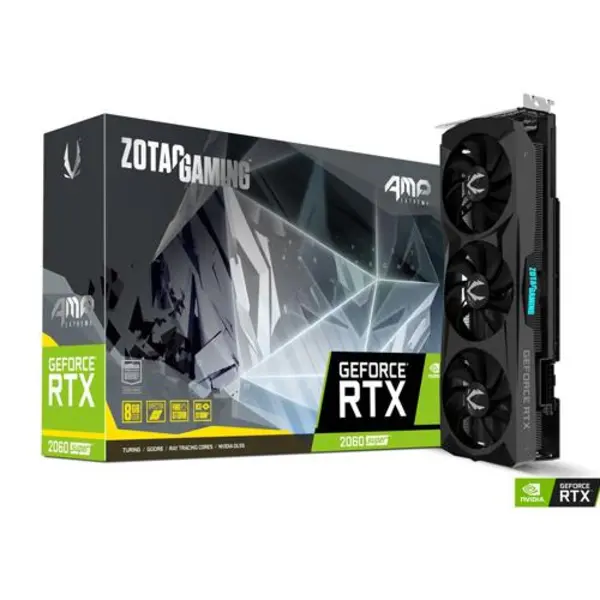 کارت گرافیک زوتک مدل ZOTAC 20610B RTX2060 SUPER AMP EXTREME 8GB ZOTAC ZT-T20610B-10P GeForce RTX 2060 SUPER AMP Extreme 8GB Graphics Card - 2