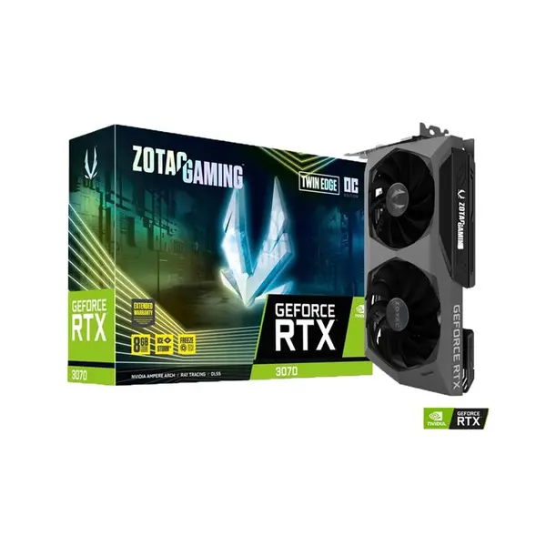 کارت گرافیک زوتاک ZOTAC GAMING GEFORCE RTX 3070 TWIN EDGE OC 8GB VGA: Zotac RTX 3070 Twin Edge OC Gaming 8GB - 3