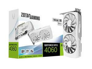 Graphics Card: Zotac RTX 4060 OC Twin Edge White Edition Gaming 8GB