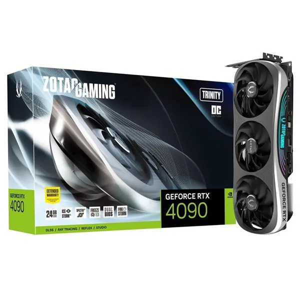 کارت گرافیک زوتک مدل ZOTAC GAMING GeForce RTX 4090 Trinity OC Graphics Card: Zotac RTX 4090 OC Trinity Gaming 24GB