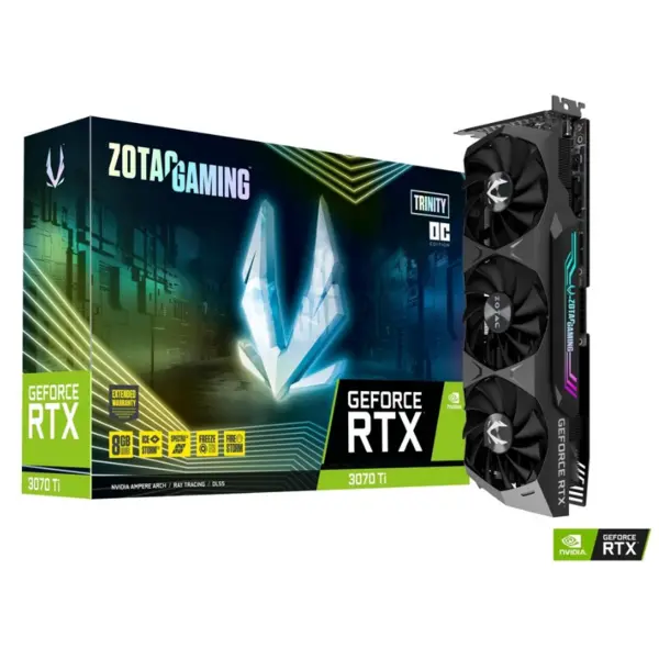 کارت گرافیک زوتک مدل ZOTAC GAMING GeForce RTX 3070 Ti Trinity OC ZOTAC GAMING GeForce RTX 3070 Ti Trinity OC 8GB Graphics Card