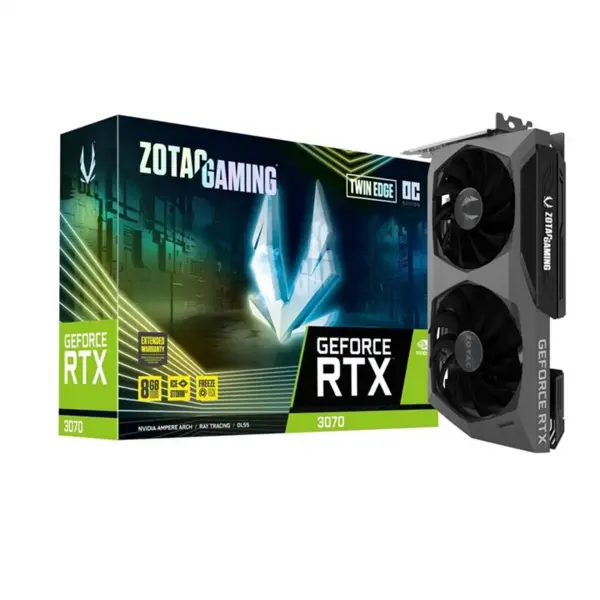 کارت گرافیک زوتاک ZOTAC GAMING GEFORCE RTX 3070 TWIN EDGE OC 8GB VGA: Zotac RTX 3070 Twin Edge OC Gaming 8GB - 5