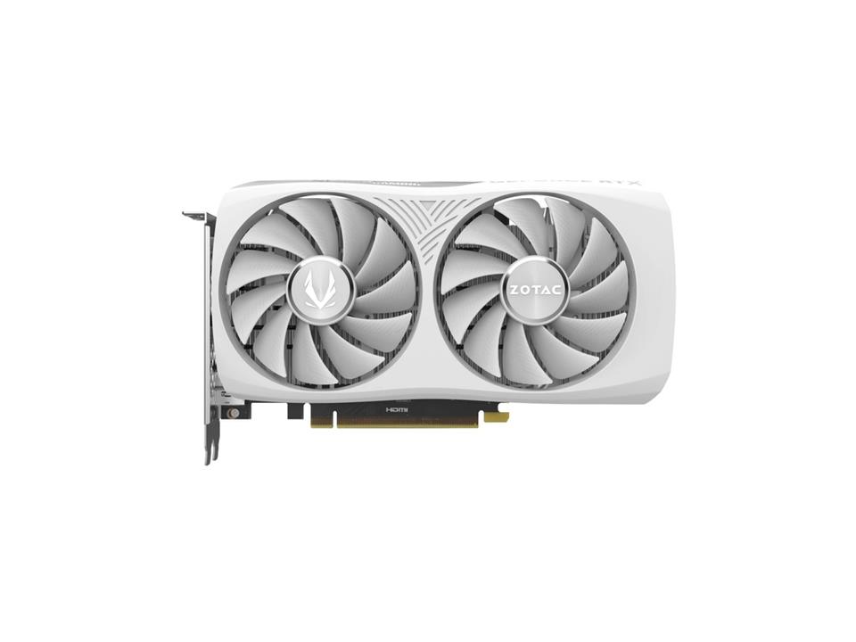 Graphics Card: Zotac RTX 4060 OC Twin Edge White Edition Gaming 8GB