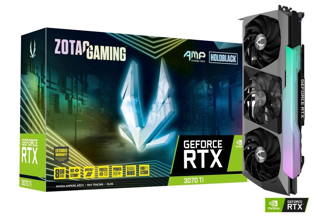 ZOTAC GAMING GeForce RTX 3070 Ti AMP Extreme Holo 8GB Graphics Card