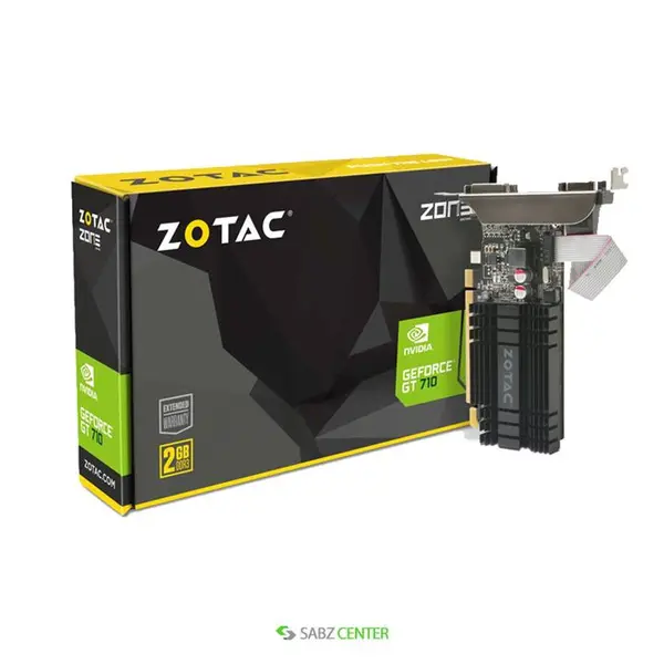 کارت گرافیک زوتک مدل ZOTAC GEFORCE GT 710 2GB DDR3