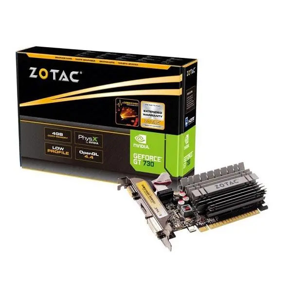 ZOTAC GEFORCE GT 730 2GB DDR3 Graphic Card کارت گرافیک زوتاک ZOTAC GEFORCE GT 730 2GB DDR3 - 2