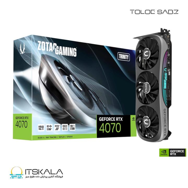 Graphics Card: Zotac RTX 4070 Trinity Gaming 12GB