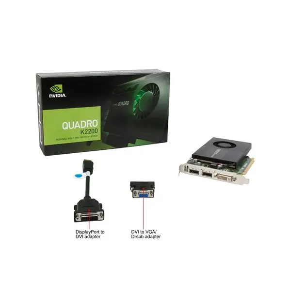 کارت گرافیک پی ان وای انویدیا کوآدرو کا2200 PNY NVIDIA Quadro K2200 VCQK2200-PB - 3