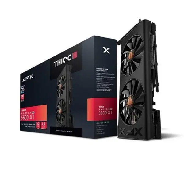 کارت گرافیک XFX RX 5600 XT Thicc II PRO ظرفیت 6 گیگابایت