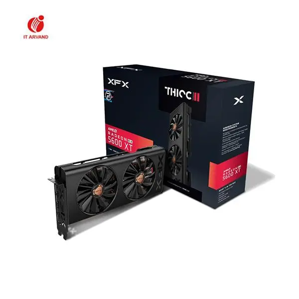 کارت گرافیک XFX RX 5600 XT Thicc II PRO ظرفیت 6 گیگابایت