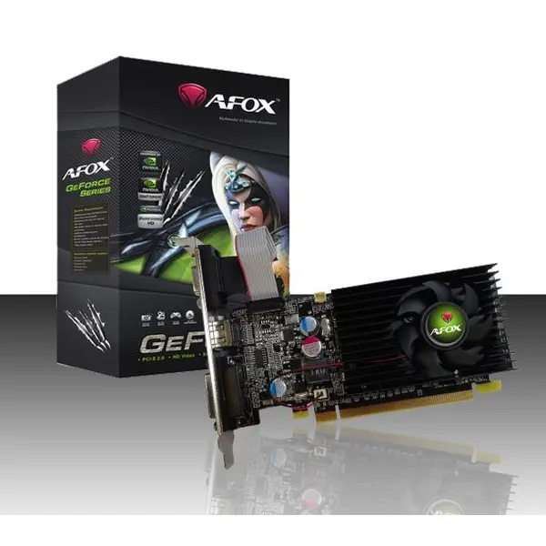 کارت گرافیک ای فاکس مدل جی 210 با حافظه 1 گیگابایت AF210-1024D2LG1 G210 1GB DDR2 LP 64bit Graphics Card - 2
