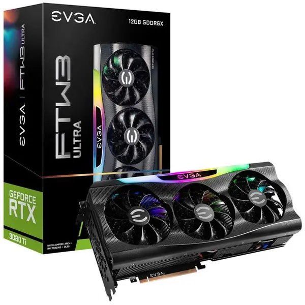 EVGA GeForce RTX 3080TI XC3 ULTRA 12GB GDDR6X LHR Graphics Card