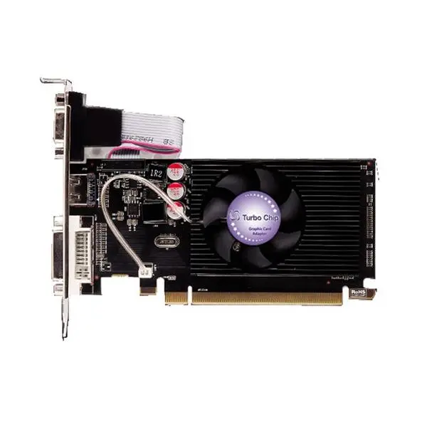 کارت گرافیک توربو چیپ مدل 6450 با حافظه 2 گیگابایت Turbo Chip HD6450 2G 64bit DDR3 Graphics Card