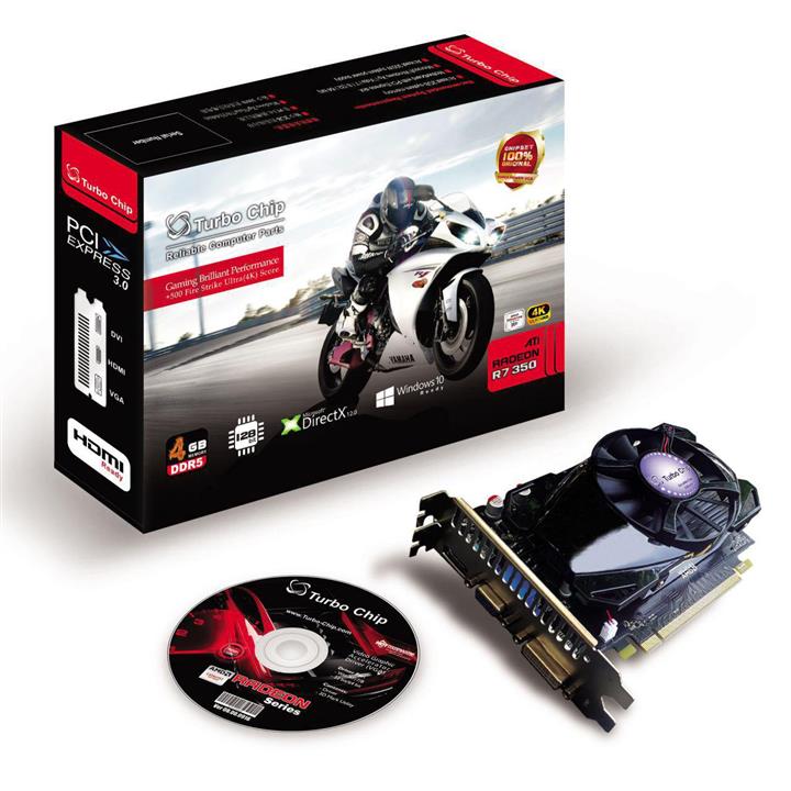 Turbo Chip Radeon R7 350-4GD5 Graphics Card