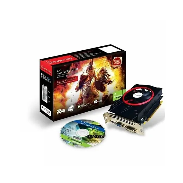 کارت گرافیک توربو چیپ مدل جی تی 740 با حافظه 2 گیگابایت Turbo Chip GT 740 2GB Graphics Card