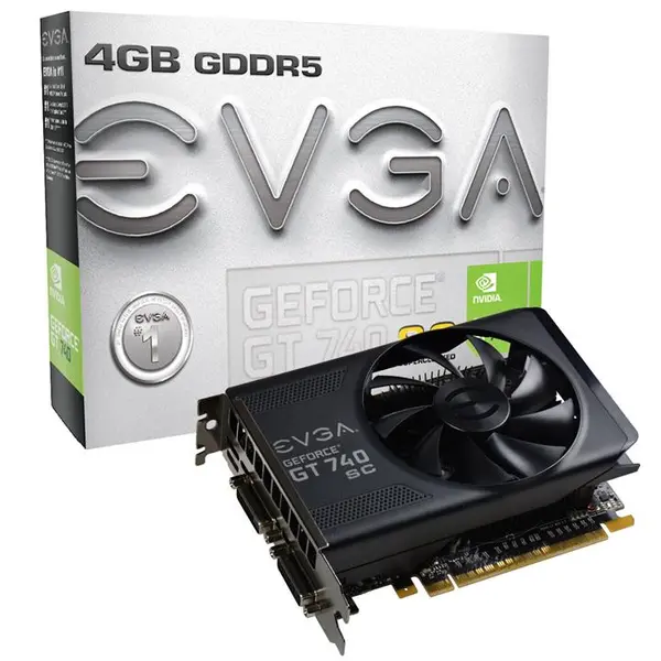 کارت گرافیک ای وی جی ای مدل جی تی 740 سوپرکلاکت با ظرفیت 4 گیگابایت EVGA GT 740 Superclocked 4GB Graphic Card
