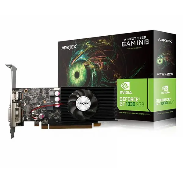 کارت گرافیک گیمینگ Arktek GeForce GT1030 2GB GDDR5 64Bit Arktek GT1030 2GB Graphics Card