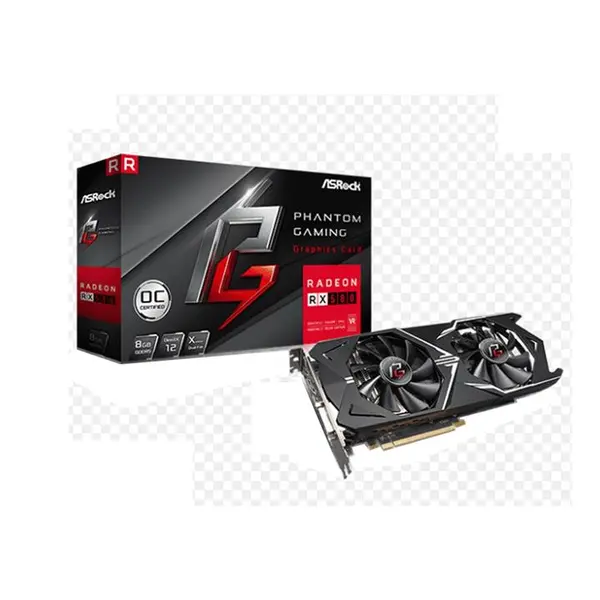 کارت گرافیک Asrock مدل Phantom Gaming D Radeon RX580 8G OC ASRock Phantom Gaming D Radeon RX580 8G OC Graphics Card