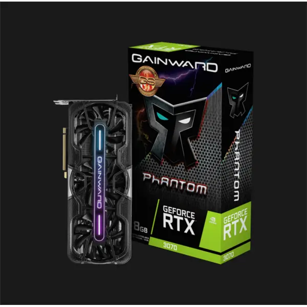 کارت گرافیک گیمینگ gainward GeForce RTX 3070 Phantom gainward GeForce RTX 3070 Phantom 8GB LHR Graphics Card