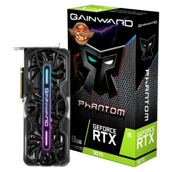 کارت گرافیک گیمینگ gainward GeForce RTX 3070 Phantom gainward GeForce RTX 3070 Phantom 8GB LHR Graphics Card