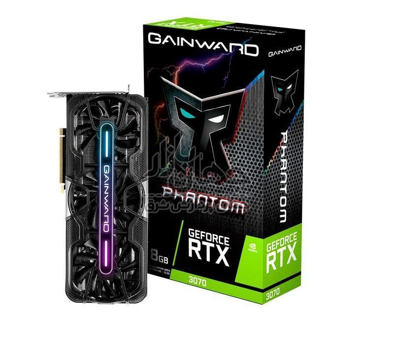 کارت گرافیک گیمینگ gainward GeForce RTX 3070 Phantom دست دوم