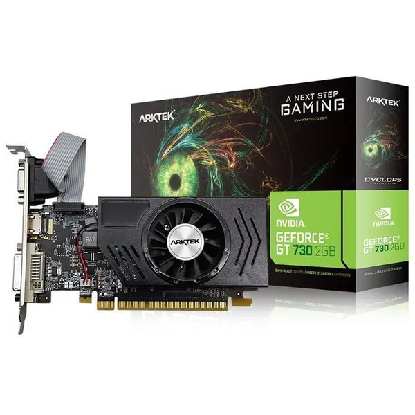 کارت گرافیک آرک تک مدل GT730 - حافظه 2 گیگابایت ARKTEK GT730 2GB DDR3 128 Bit Graphic Card
