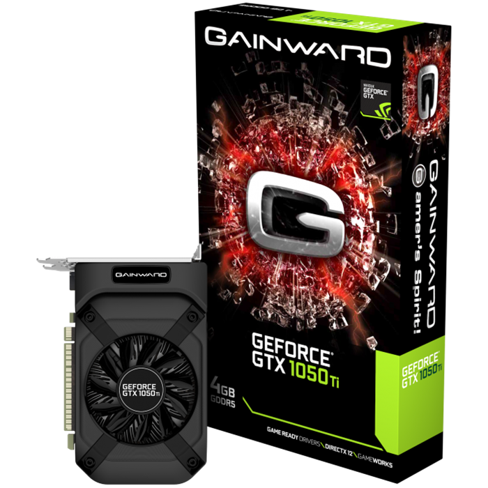 gainward GTX1050Ti 4GB GDDR5 Graphics Card