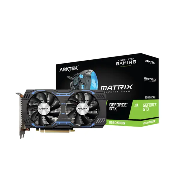 کارت گرافیک آرکتک مدل GTX1660 Super 6GB GDDR6 با حافظه 6 گیگابایت ARKTEK GTX1660 Super 6GB GDDR6 Graphics Card