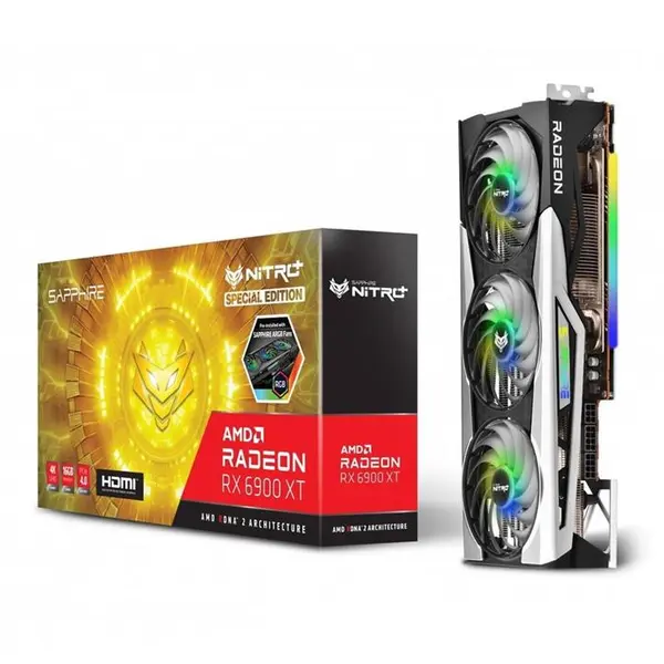 کارت گرافیک سافایر مدل NITRO+ AMD RADEON RX 6900 XT SE Sapphire NITRO+ AMD RADEON RX 6900 XT SE GAMING OC special edition Graphics Card With 16GB GDDR6 HDMI - 5