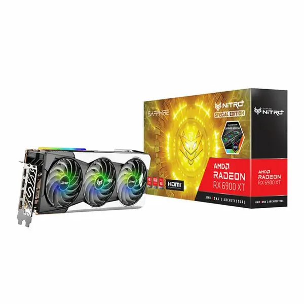 کارت گرافیک سافایر مدل NITRO+ AMD RADEON RX 6900 XT SE Sapphire NITRO+ AMD RADEON RX 6900 XT SE GAMING OC special edition Graphics Card With 16GB GDDR6 HDMI - 2