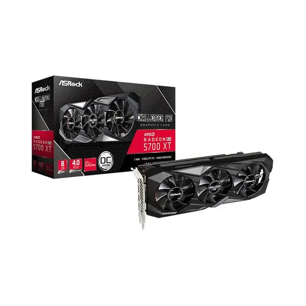 کارت گرافیک ازراک مدل Radeon RX 5700 XT Phantom Gaming D 8G OC ASRock Phantom Gaming D Radeon RX 5700 XT