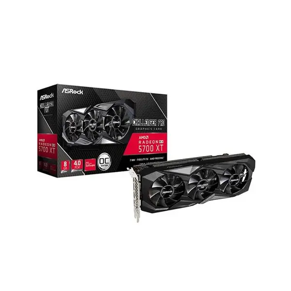 کارت گرافیک ازراک مدل Radeon RX 5700 XT Challenger Pro 8G OC ASRock RX 5700 XT CHALLENGER D 8G OC